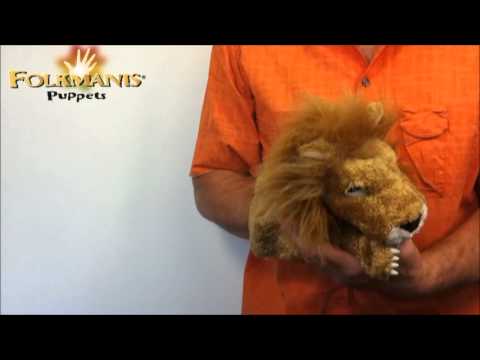 2562 Folkmanis LION STAGE PUPPET