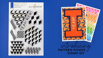Altenew Stamps Intro - Pattern Power