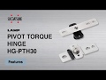 LAMP PIVOT TORQUE HINGE HG-PTH30 - Sugatsune Japan