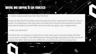 Why Choose Ship Smart Inc. In New York?