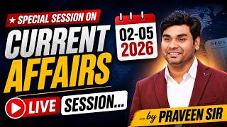 Special Session on Current Affairs | Praveen Sir | Telugu | Latest GK &amp; News Updates