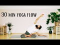 30 minute yoga flow meditation asana and pranayama for a calm mind and strong body