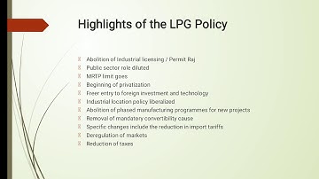 #GBRC_Video_Lecture_Series | Commerce | BEGP | LPG - Objectives And Highlights | M.Com II Semester