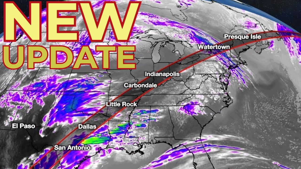 Here's Where Weather Will Be A Factor For The Total Solar Eclipse - YouTube