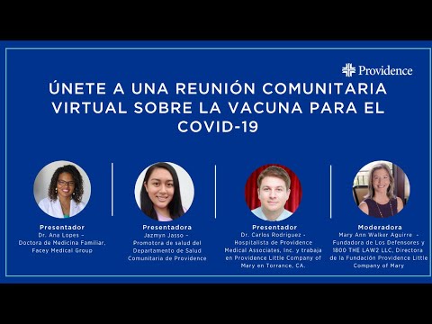 Spanish language Town Hall on the COVID-19 vaccine
