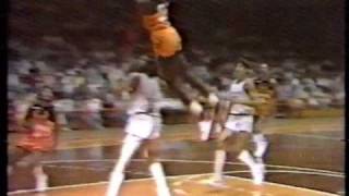 Michael Jordan Shattering The Backboard