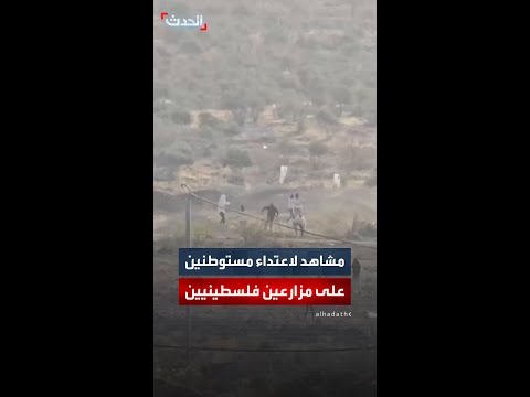 اعتداء مجموعة من المستوطنين على المزارعين الفلسطينيين