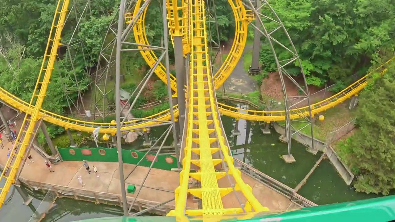 Lock Ness Monster 4k POV roller coaster at 