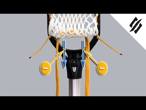 How to String a Lacrosse Head | Bottom String | Step 8 | StringKing