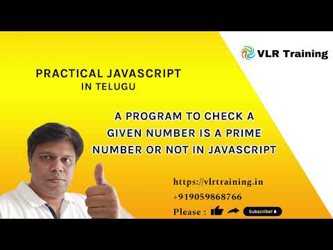 A program to check a given number is a prime number or not in Javascript 56 Practical JavaScript