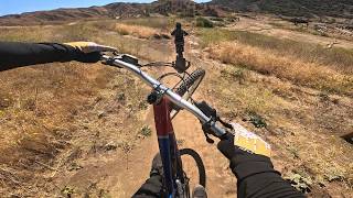 Making a green beginner loop at Haskell Canyon Bike Park, using CrossLink