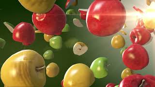 #Футаж царство яблок ◄4K•HD► #Footage kingdom of apples