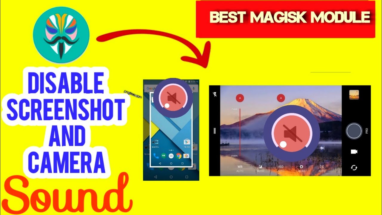 How To Disable ScreenShot And Camera Sound Of Android With Magisk Module YouTube