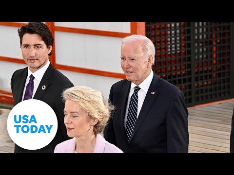 President Biden joins Trudeau, Macron, world leaders at G-7 summit | USA TODAY