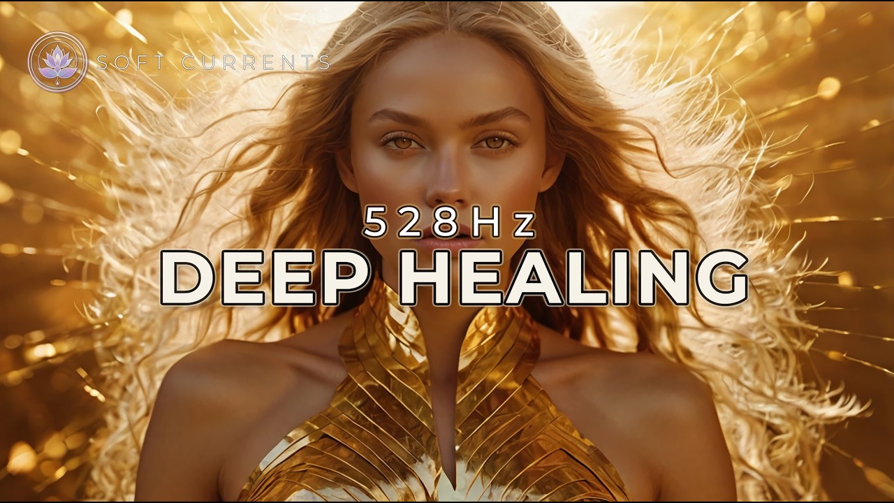 528 Hz Deep Healing Sleep | Cellular Repair & Emotional Renewal (8 Hours, Black Screen)