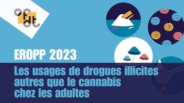 Enquête EROPP : la consommation de drogues illicites autres que le cannabis en France
