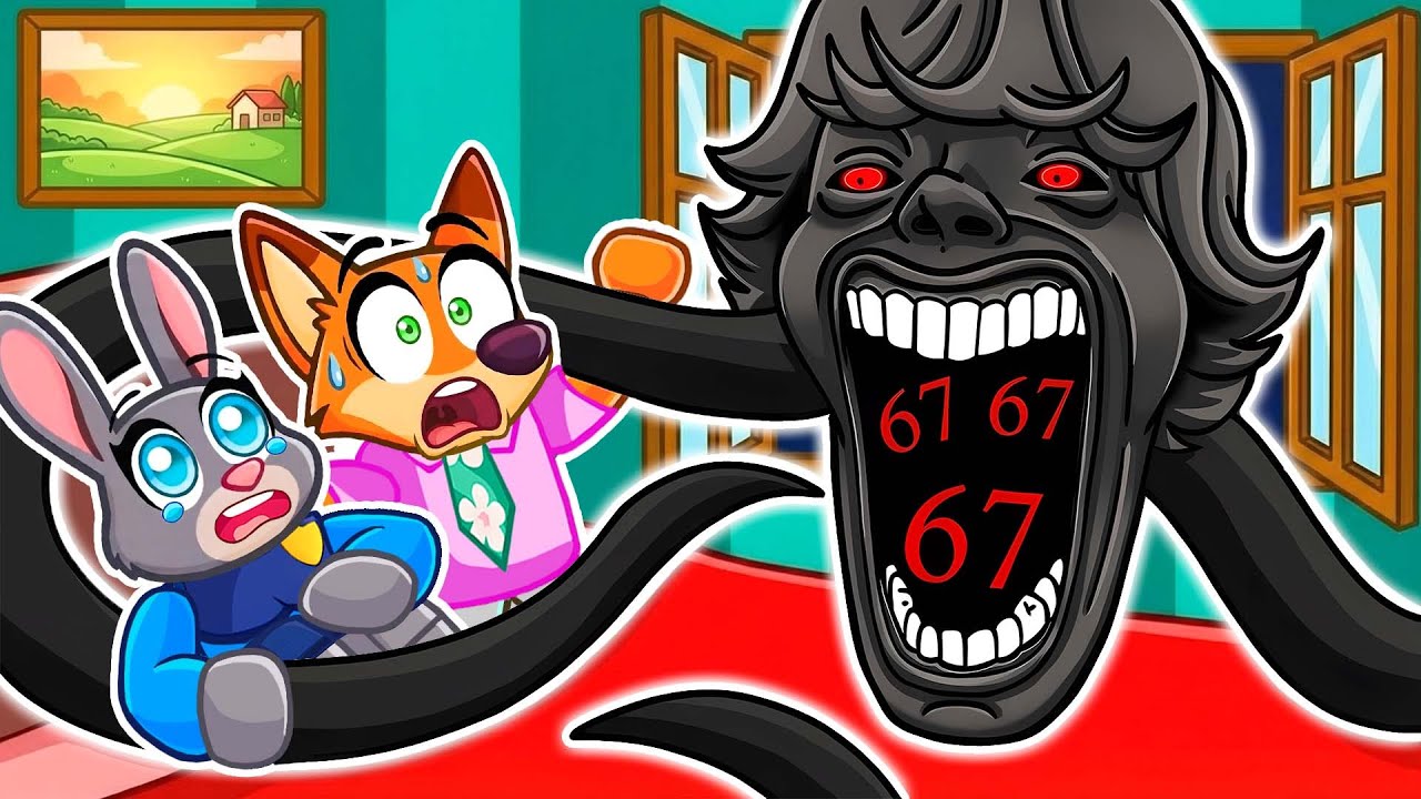 The 67 Kid Is CHASING Nick and Judy Everywhere in Roblox (Zootopia 2)