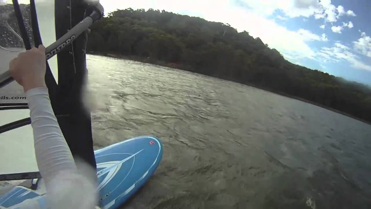 WIndsurfing at Narrabeen Lake YouTube