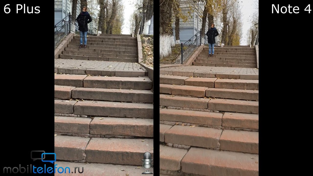 iPhone 6 Plus vs Galaxy Note 4: сравнение видеокамер (camera comparison)