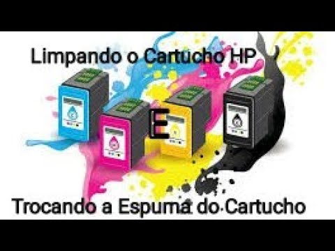 Como limpar um cartucho HP - YouTube