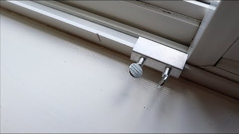 CALDEVER Sliding Door Window Lock Review |  Child Proof Safety Adjustable Glass Window Track Stopper