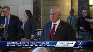 Legislature's debate over permitless concealed carry