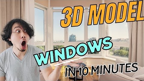 MODEL a 3D WINDOW 10 MINUTES !! Autodesk Maya - Hard surface modeling
