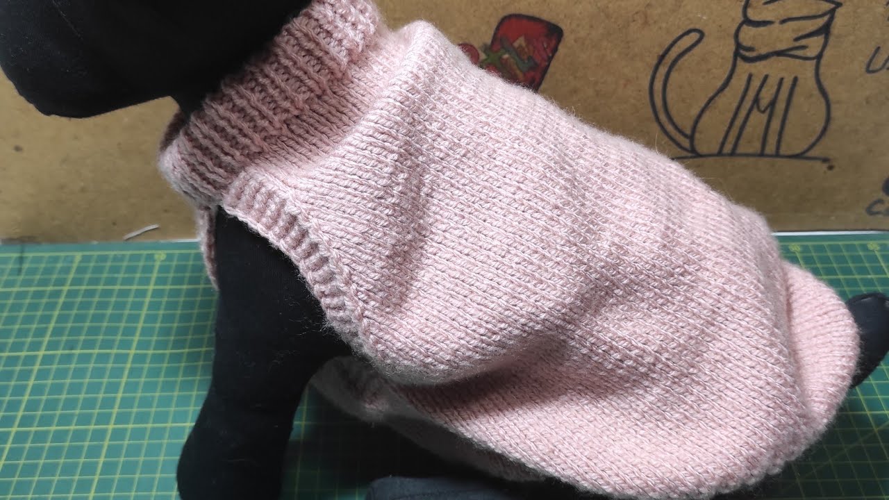 Köpek Kazağı nasıl örülür ?  Part 1 Farklı ve Basit Şekilde Köpek Kazağı örüyoruz.