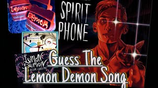 Guess the Lemon Demon song! | 26 songs | ranstanz26