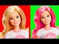 DIY Barbie Hair Style for Long Hair | TOP Amazing Hairstyles Barbie Tutorials