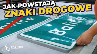 Jak powstają znaki drogowe – Fabryki w Polsce by Fabryki w Polsce 122,974 views 6 months ago 5 minutes, 7 seconds