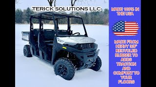Floor Mats for Polaris Ranger Crew XP 1000 (2019-2023