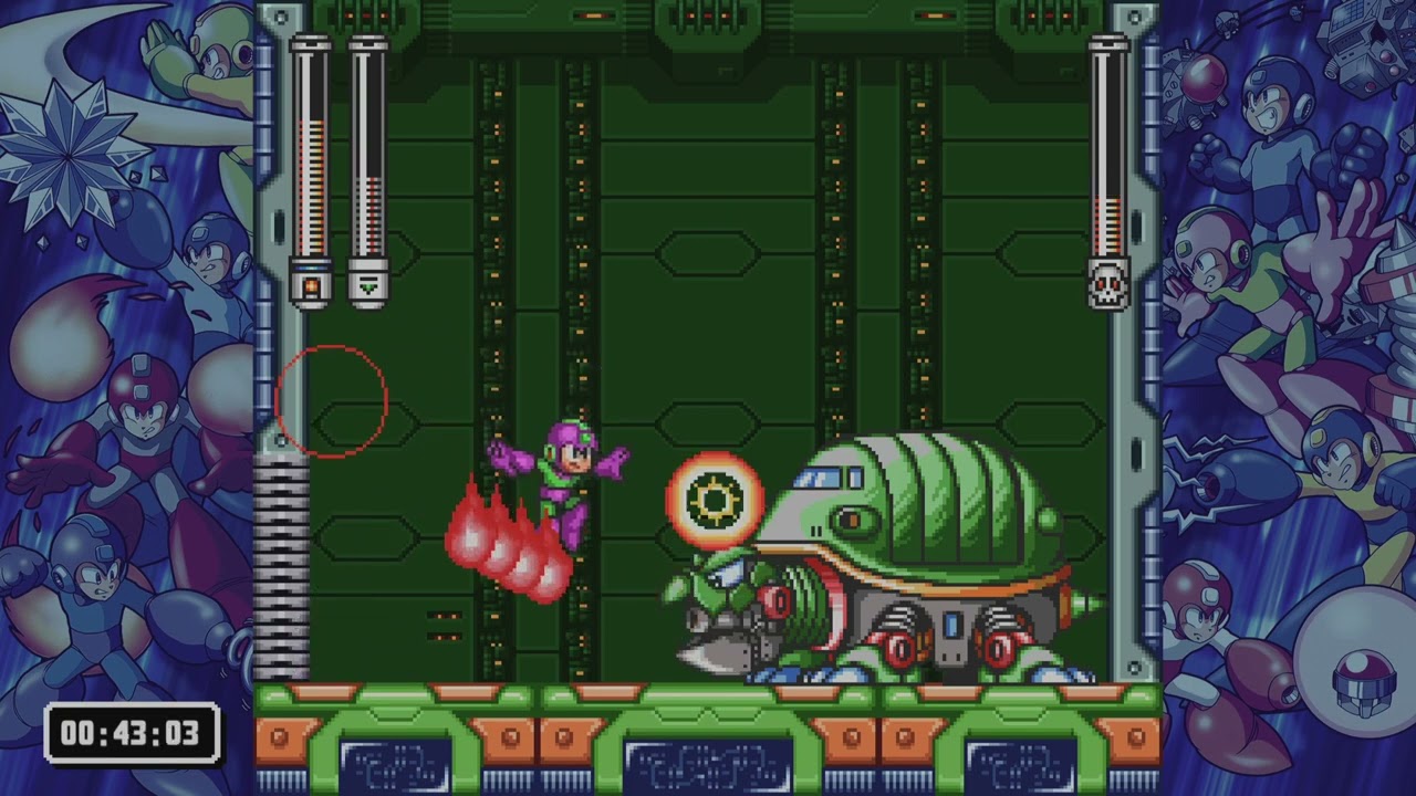 Mega Man 7 - Gamerizer boss fight