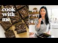 Making Fudgy BROWNIES | COOK WITH ME