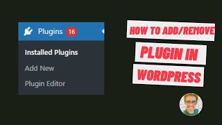 How to Add and Remove Plugin in WordPress | WordPress Tutorial