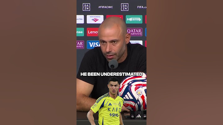 MASCHERANO PICKS MESSI OVER RONALDO AS GOAT?! 🐐 #football #soccer #shorts