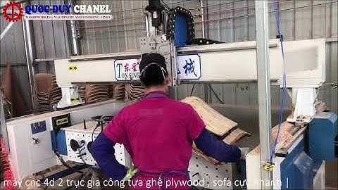 Máy cnc 4d 1 trục gia công tựa ghế plywood , sofa cực nhanh