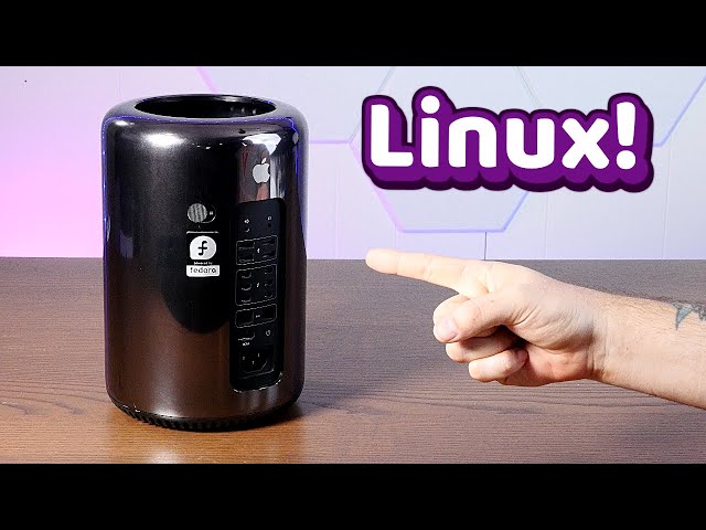 Installing Linux on Apple's Stupid Trashcan - YouTube