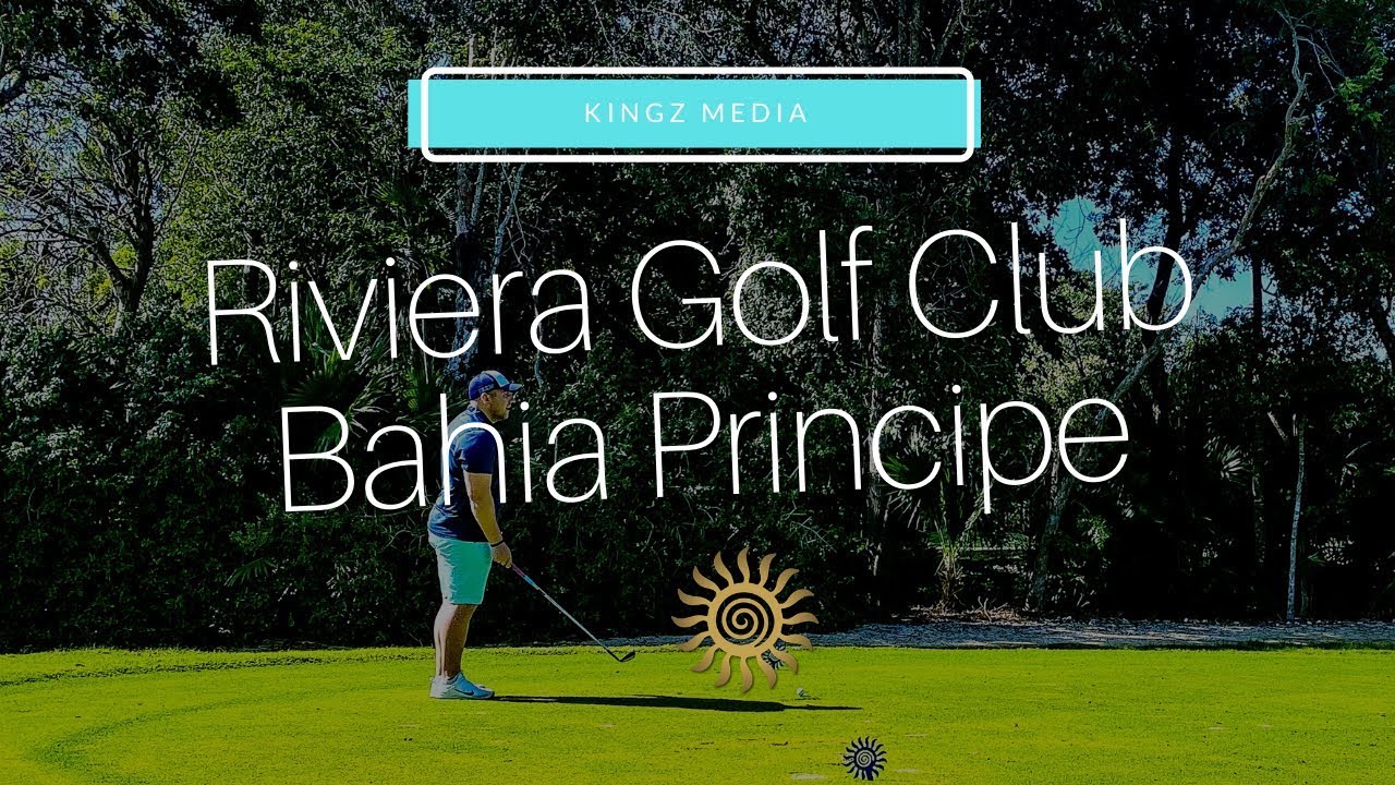4K Drone Video: Riviera Maya Golf Club - Bahia Principe Tulum Mexico ...