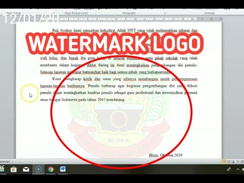 Video: Cara Menjadikan Latar Belakang Logo Telus