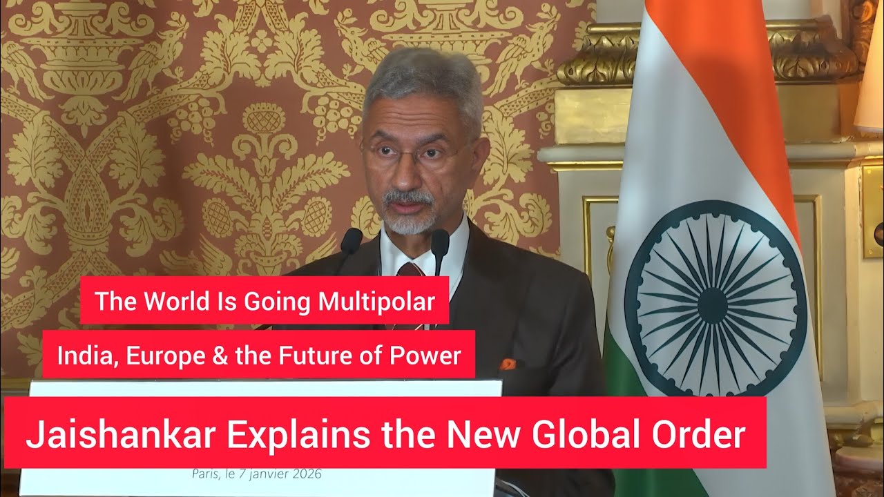 Полная речь С. Джайшанкара о многополярном мире, связях Индии и Европы и глобальном порядке | Инд...
