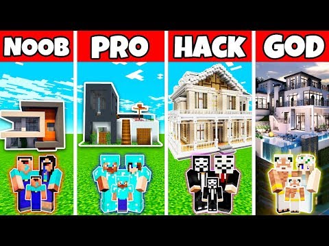 minecraft:-family-modern-rich-mansion-build-challenge---noob-vs-pro-vs-hacker-vs-god-in-minecraft