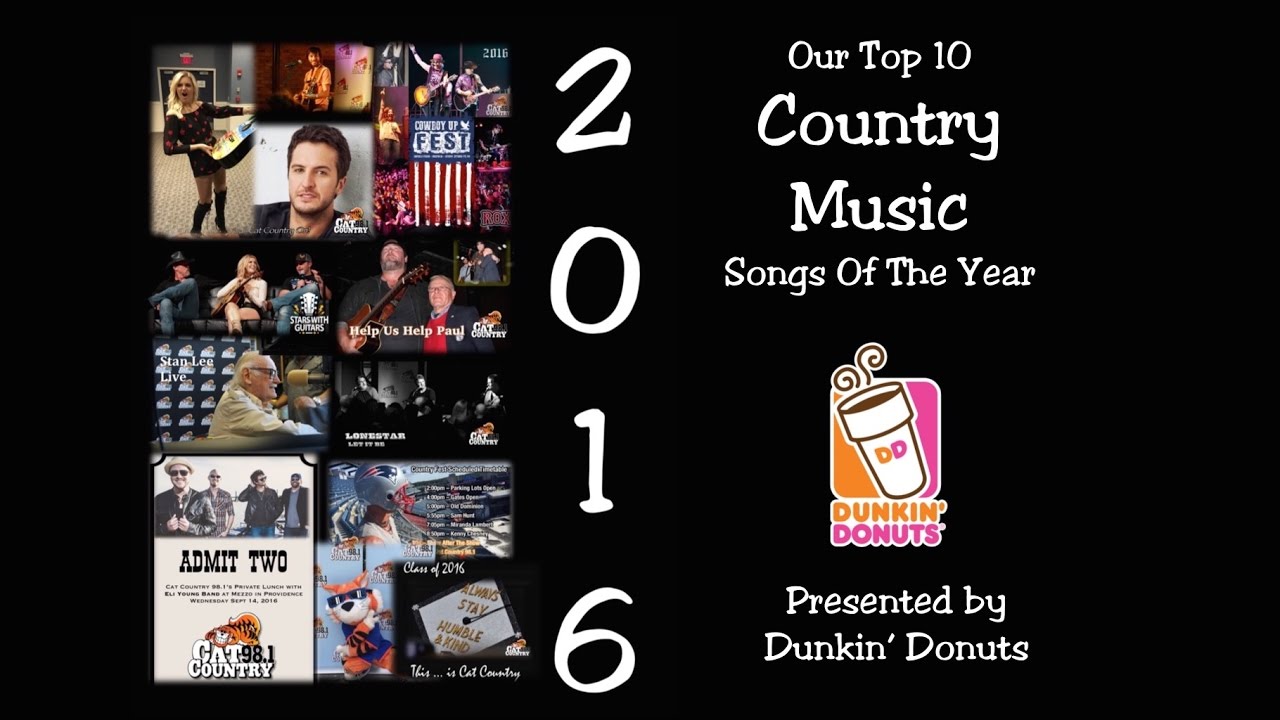 Top 10 Country Songs of 2016 YouTube