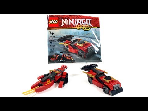 YouTube thumbnail: LEGO Ninjago 30536 Combo Charger 2020 Polybag Review!