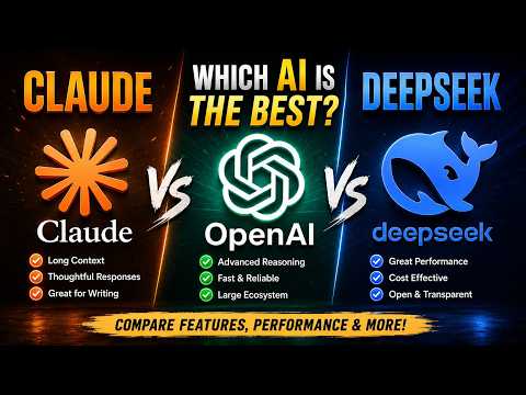 Best AI for Coding in 2026: Claude vs ChatGPT vs DeepSeek (8 Round Test)