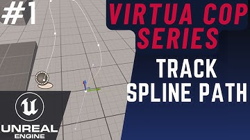 Track Spline Path #1 Virtua Cop Series Unreal Engine 5