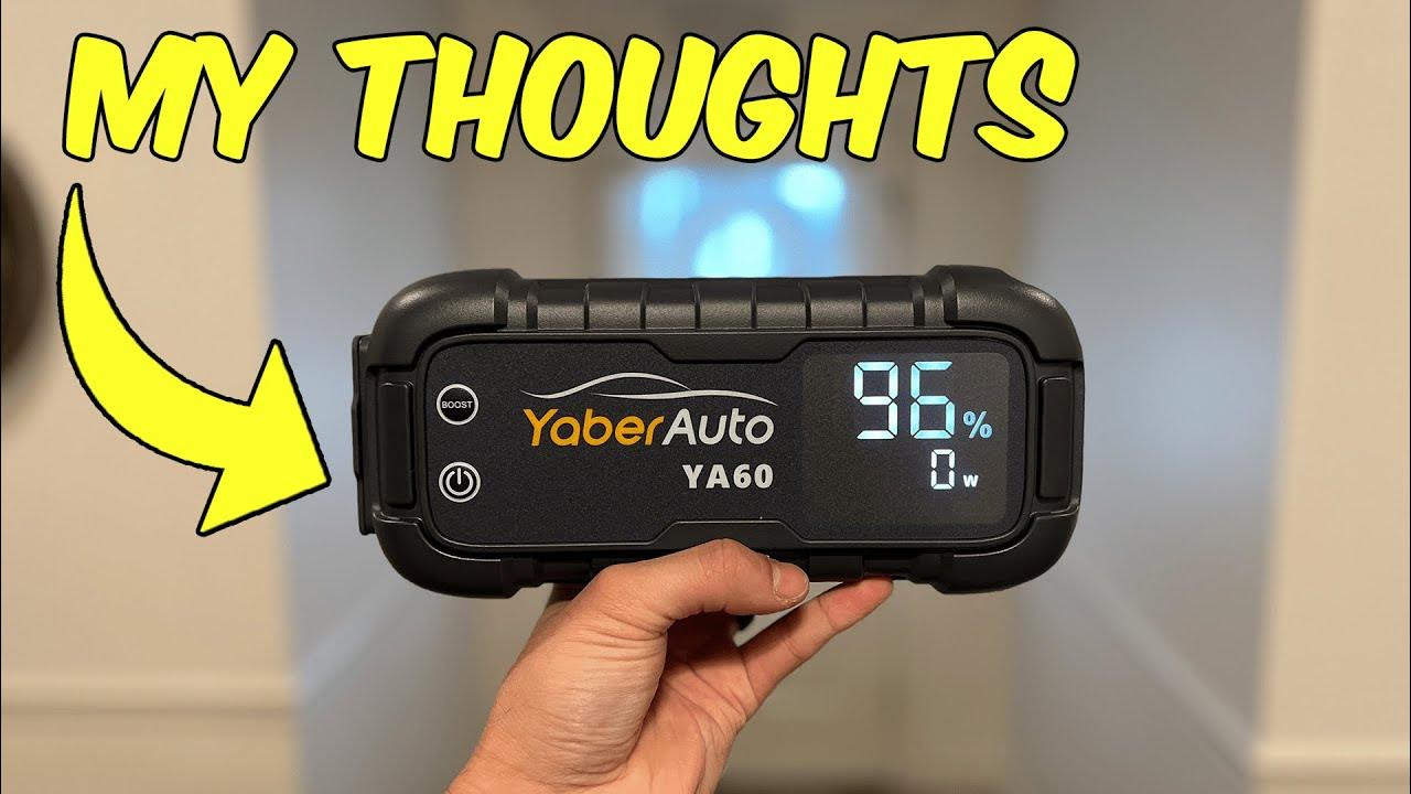 Review of the YaberAuto Car Battery Jump Starter YouTube