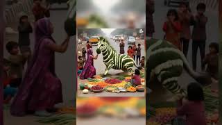 Zebra Ki Fight Lady Se