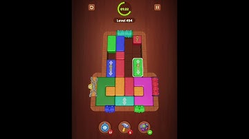 🎉 Wooo! We finally cracked Level 500! 🧩￼👏🎊 Levels 491-500 Wood Block Jam