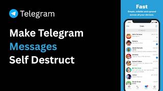 How to Make Telegram Messages Self Destruct